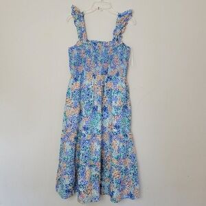 Gorgeous Blue Floral J.Crew Sundress - Size Small